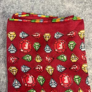 Baar and Beards Hand Rolled Silk Pocket Square, Gemstone Print, Vintage, Japan